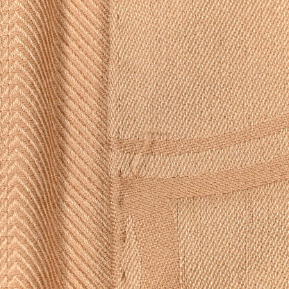 Hermes Cashmere Silk New Libris Poncho Kraft 5 of 14
