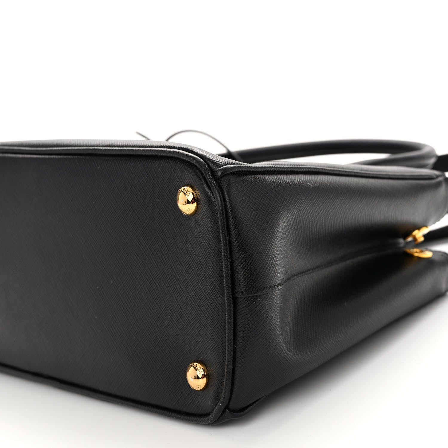 Prada Saffiano Small Galleria Double Zip Tote Black 9 of 9