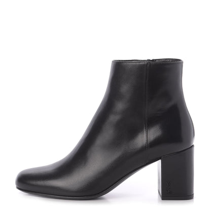 Saint Laurent Nappa Loulou Ankle Zip Boot 37 Black 1 of 9