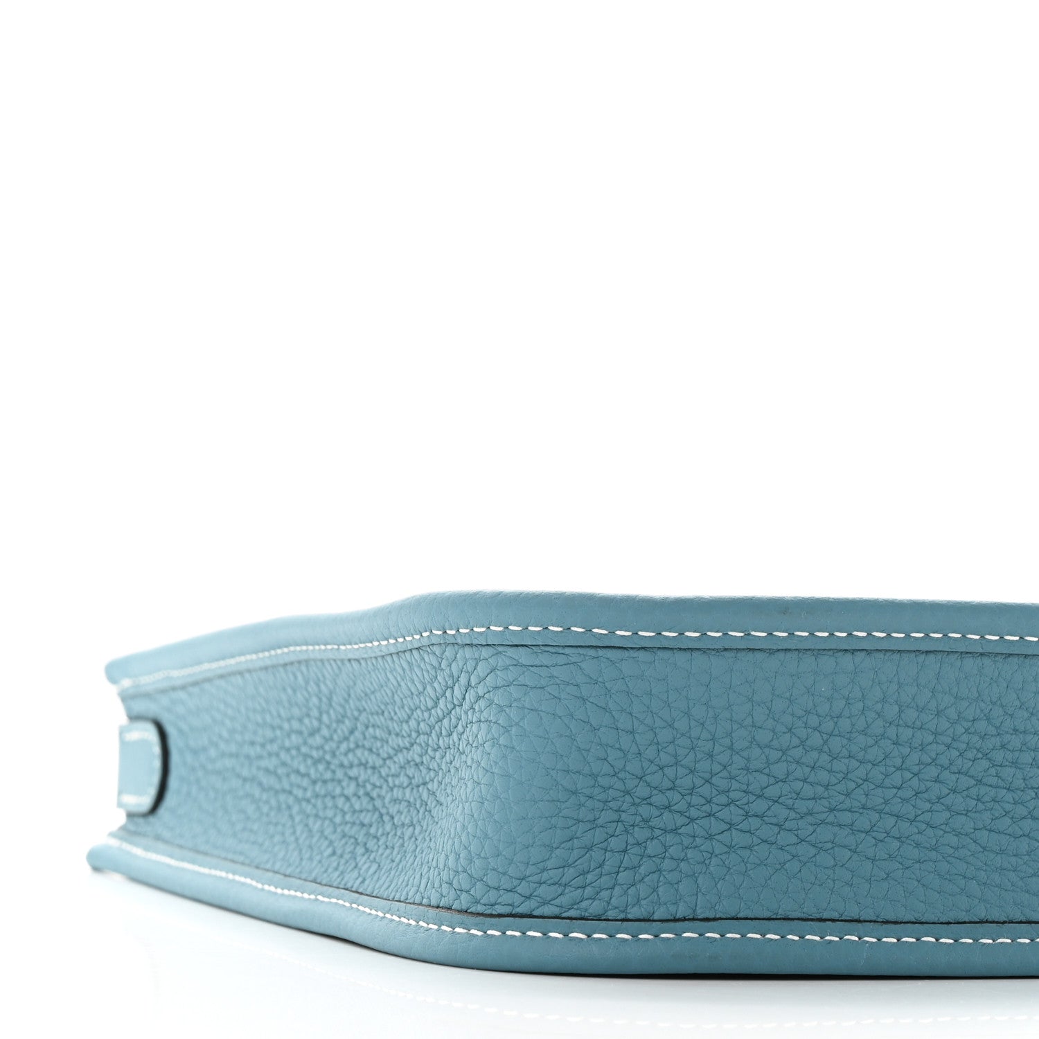 Hermes Taurillon Clemence Evelyne TPM New Blue Jean 9 of 11