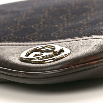 Gucci Monogram Medium New Britt Hobo Dark Brown 10 of 14