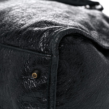 Balenciaga Agneau Classic Hardware Weekender Black 10 of 19
