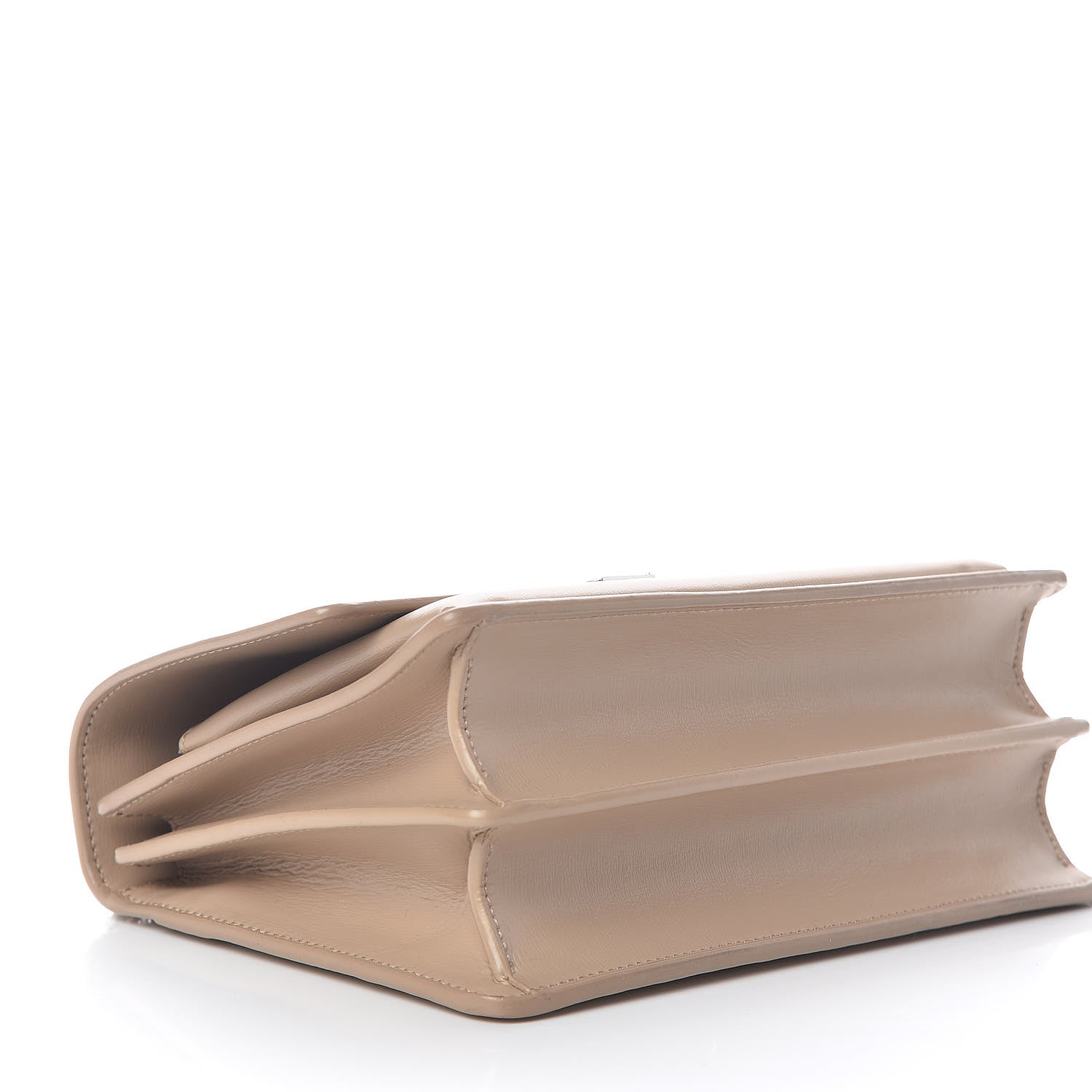 Saint Laurent Calfskin Medium Monogram Sunset Dark Beige 5 of 13