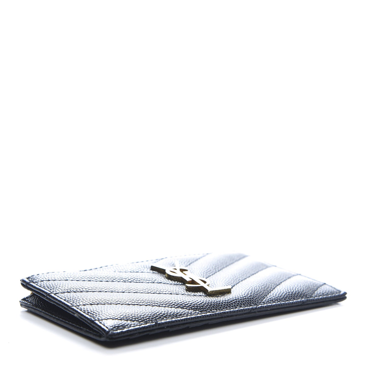 Monogram Grain de Poudre 5 Fragments Zip Pouch Card Holder Black