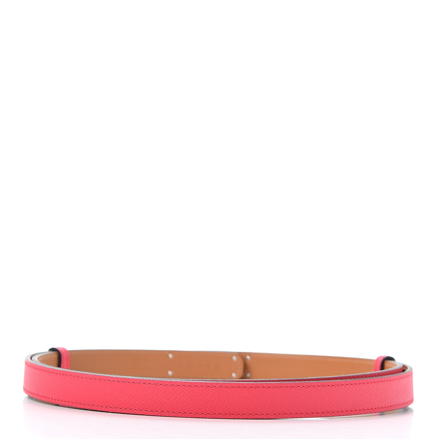 Hermes Epsom Kelly Belt Rose Extreme 2 of 4