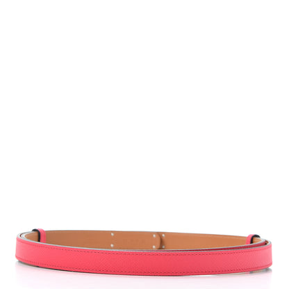 Hermes Epsom Kelly Belt Rose Extreme 2 of 4