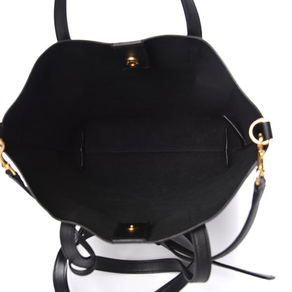 Saint Laurent Calfskin Toy Shopping Tote Black 5 of 10