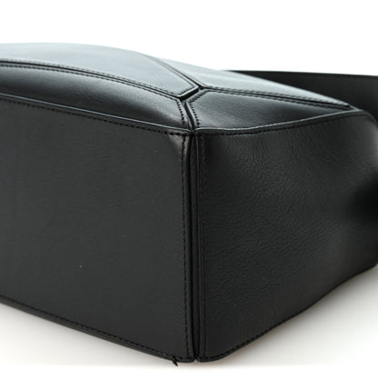 Loewe Calfskin Small Puzzle Edge Bag Black 10 of 11