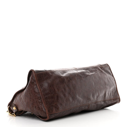 Balenciaga Agneau Giant 12 Gold Hardware Part Time Cigare Fonce 4 of 14