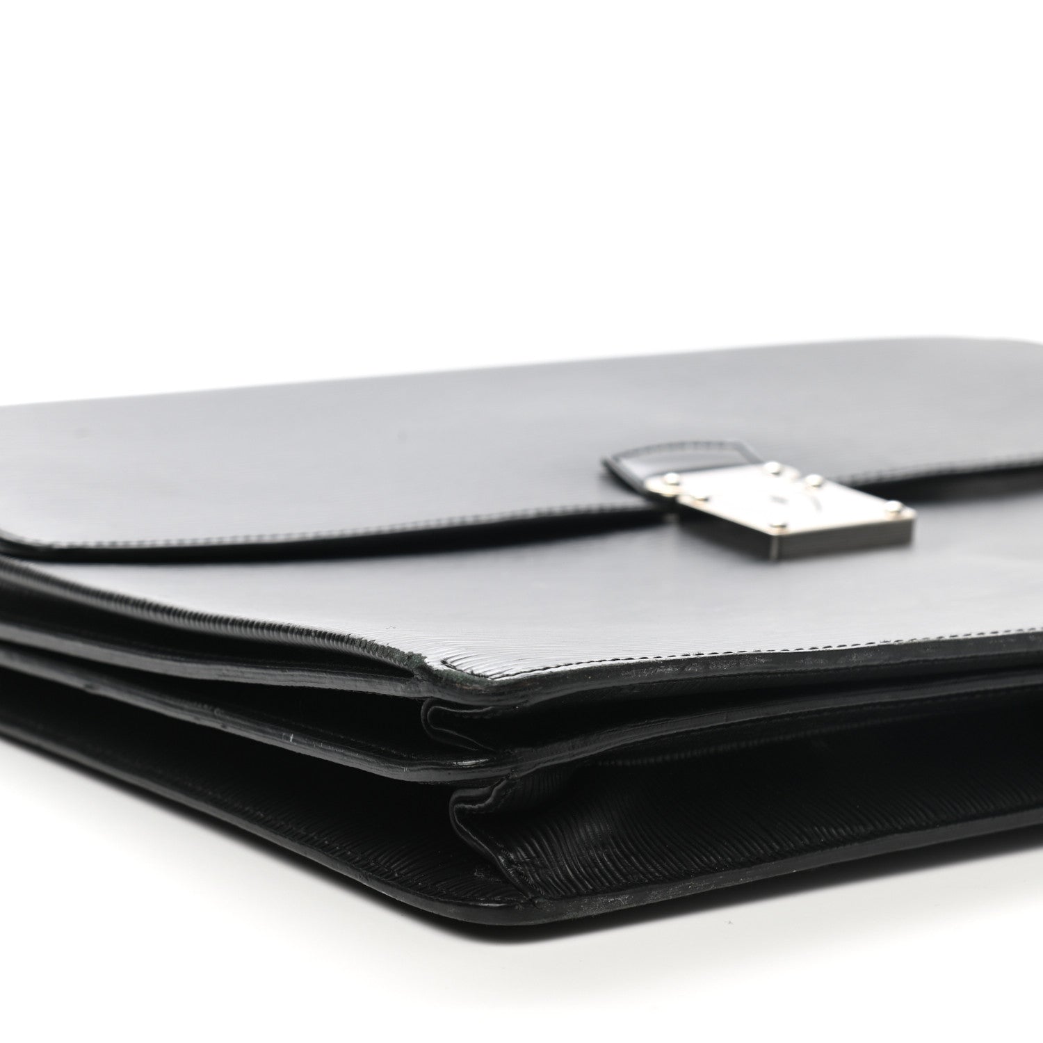 Louis Vuitton Epi Robusto 2 Compartment Briefcase Black 8 of 15