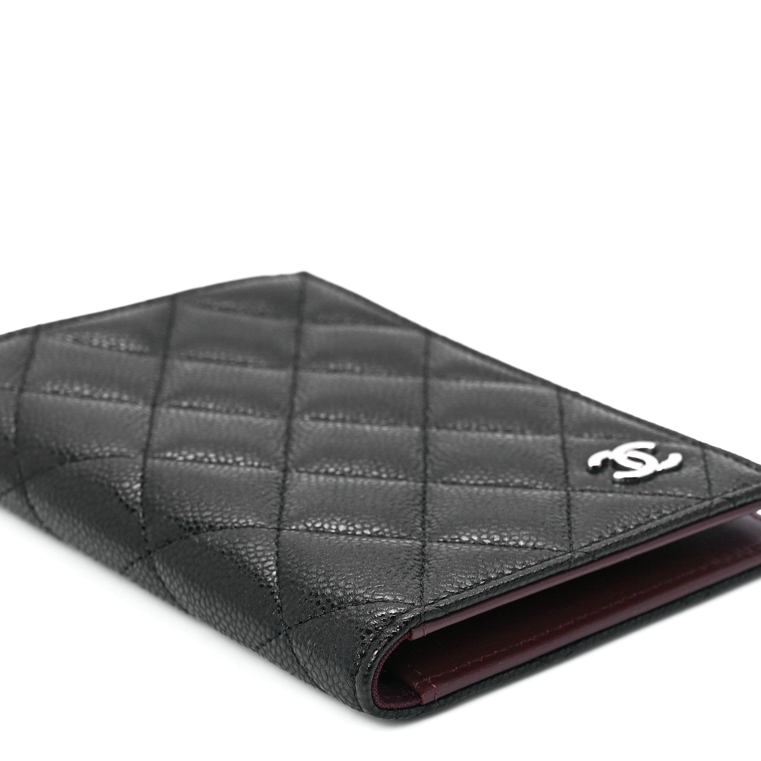 Chanel Caviar Quilted Passport Holder Black 10 of 12