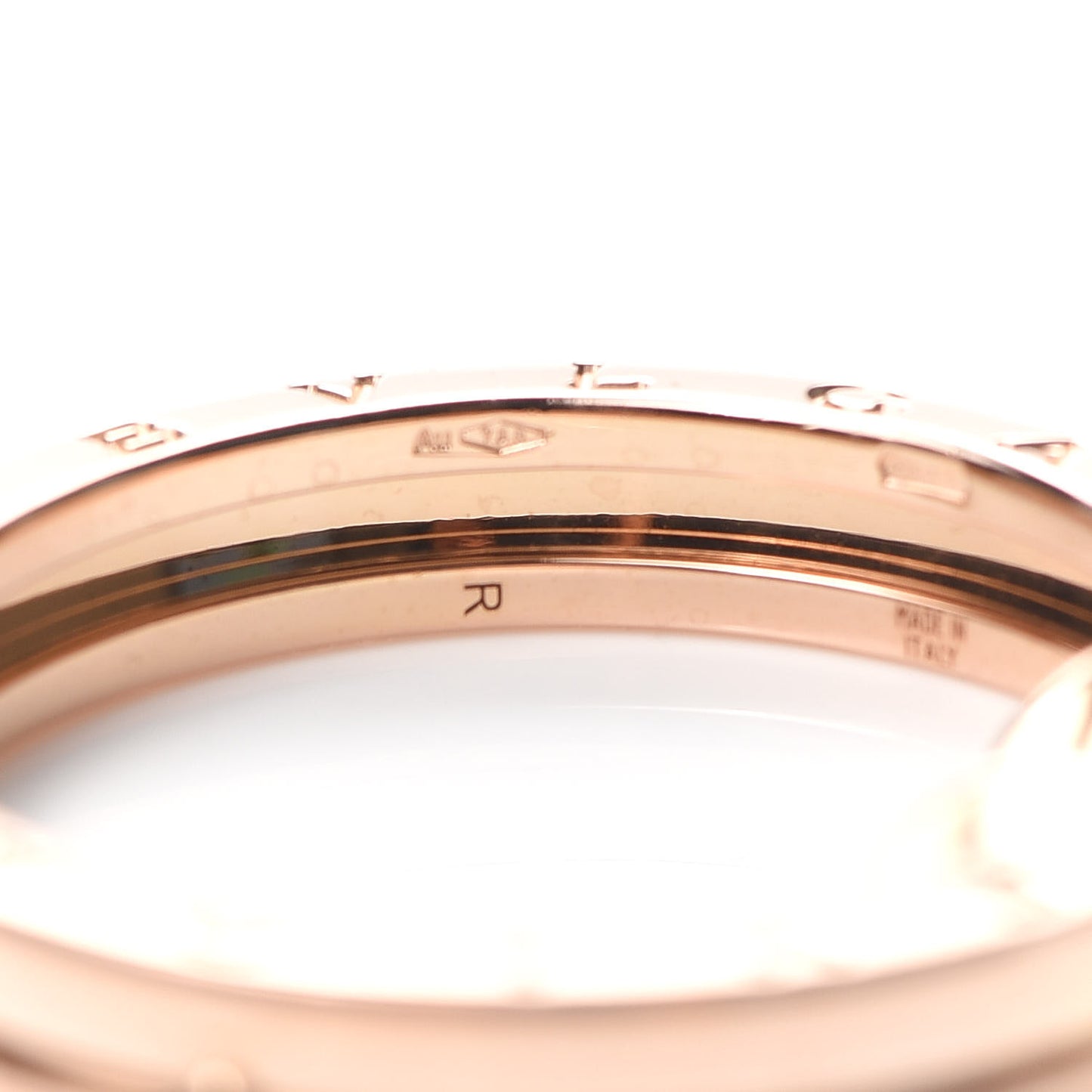 18K Rose Gold B.Zero1 Hoop Earrings