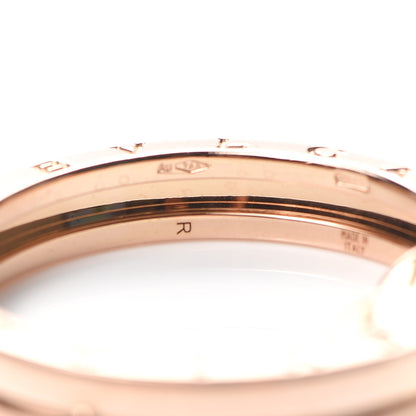 Bulgari 18K Rose Gold B.Zero1 Hoop Earrings 4 of 6