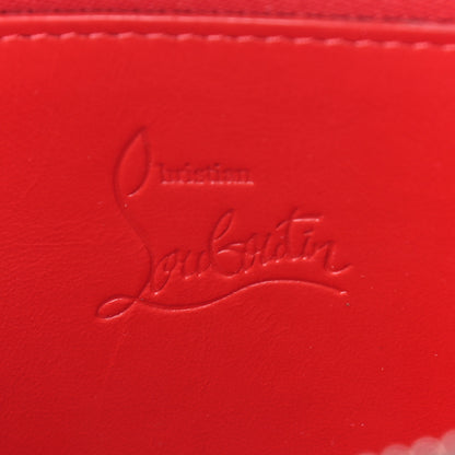Christian Louboutin Calfskin Panettone Zip Around Wallet Black 6 of 6