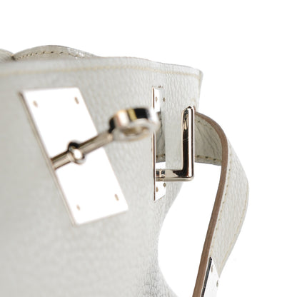 Hermes Taurillon Clemence Jypsiere 28 Gris Perle 5 of 21