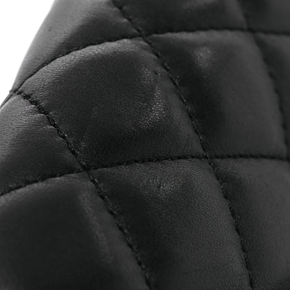 Chanel Lambskin Quilted Fold Up Again Clutch Black 14 of 15
