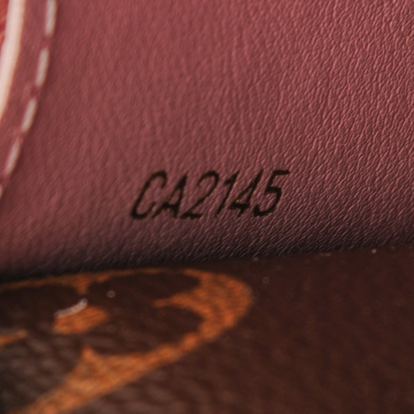 Monogram Emilie Wallet Rose Ballerine