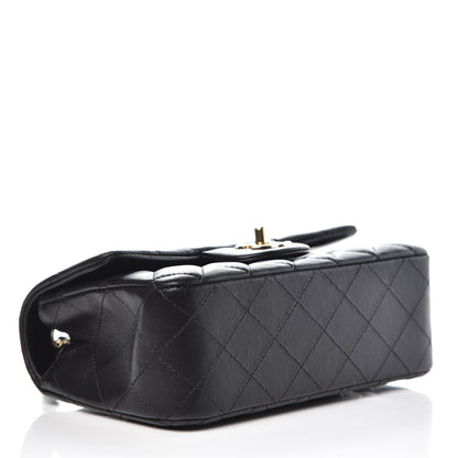Chanel Lambskin Quilted Mini Rectangular Flap Black 4 of 11