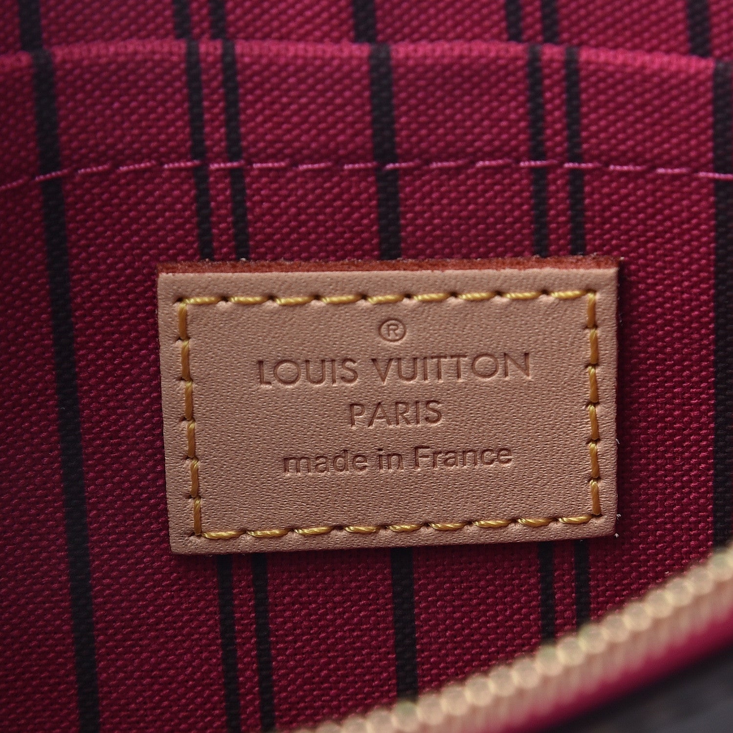 Louis Vuitton Monogram Neverfull MM GM Pochette Pivoine 5 of 5