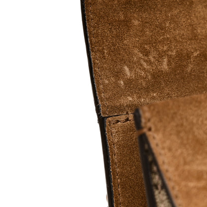 Gucci GG Supreme Monogram Suede Crystal Small Dionysus Shoulder Bag Beige Ebony Taupe 13 of 13
