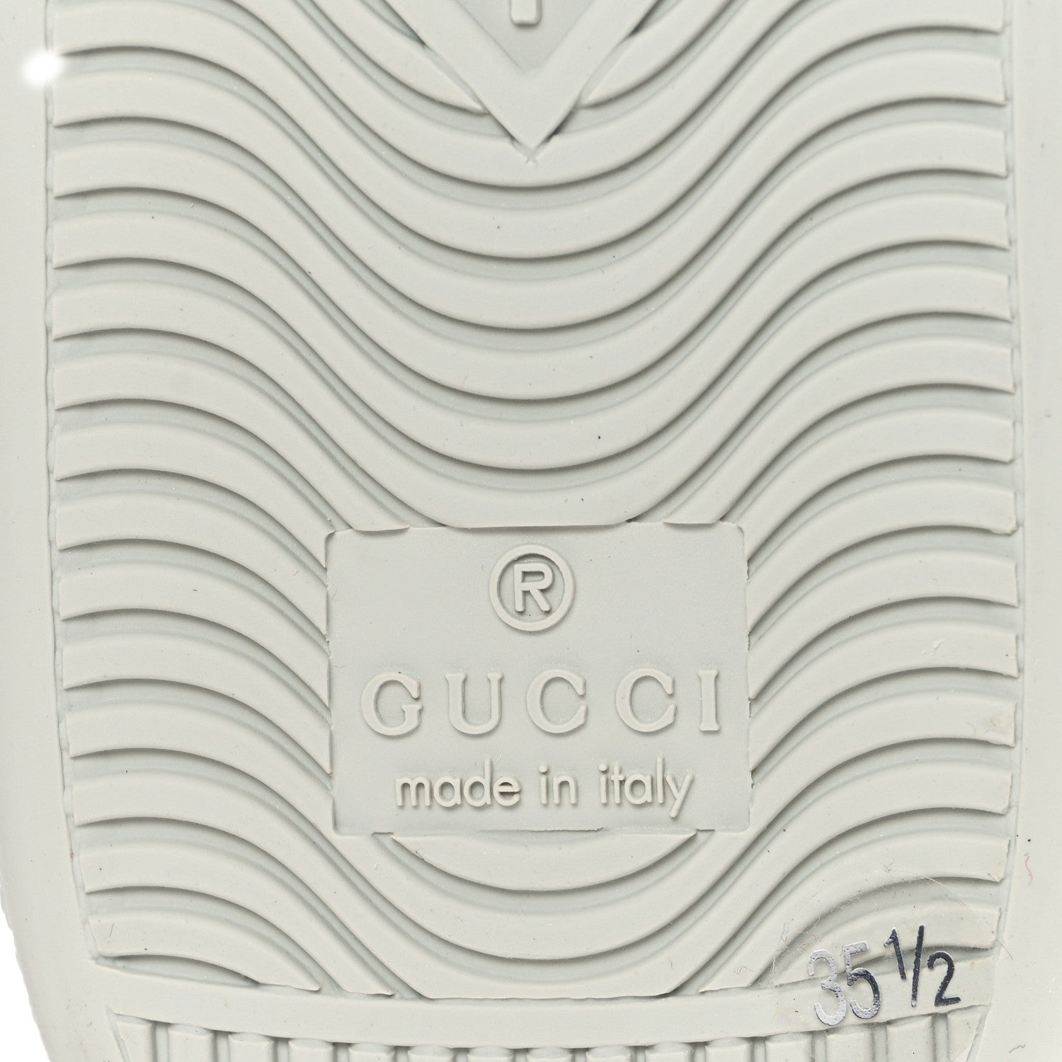 Gucci GG Supreme Monogram Womens Ace Low-Top Sneaker 35.5 Beige 7 of 10