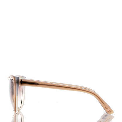 Tom Ford Edita Sunglasses TF384 Pearl Bronze 3 of 8