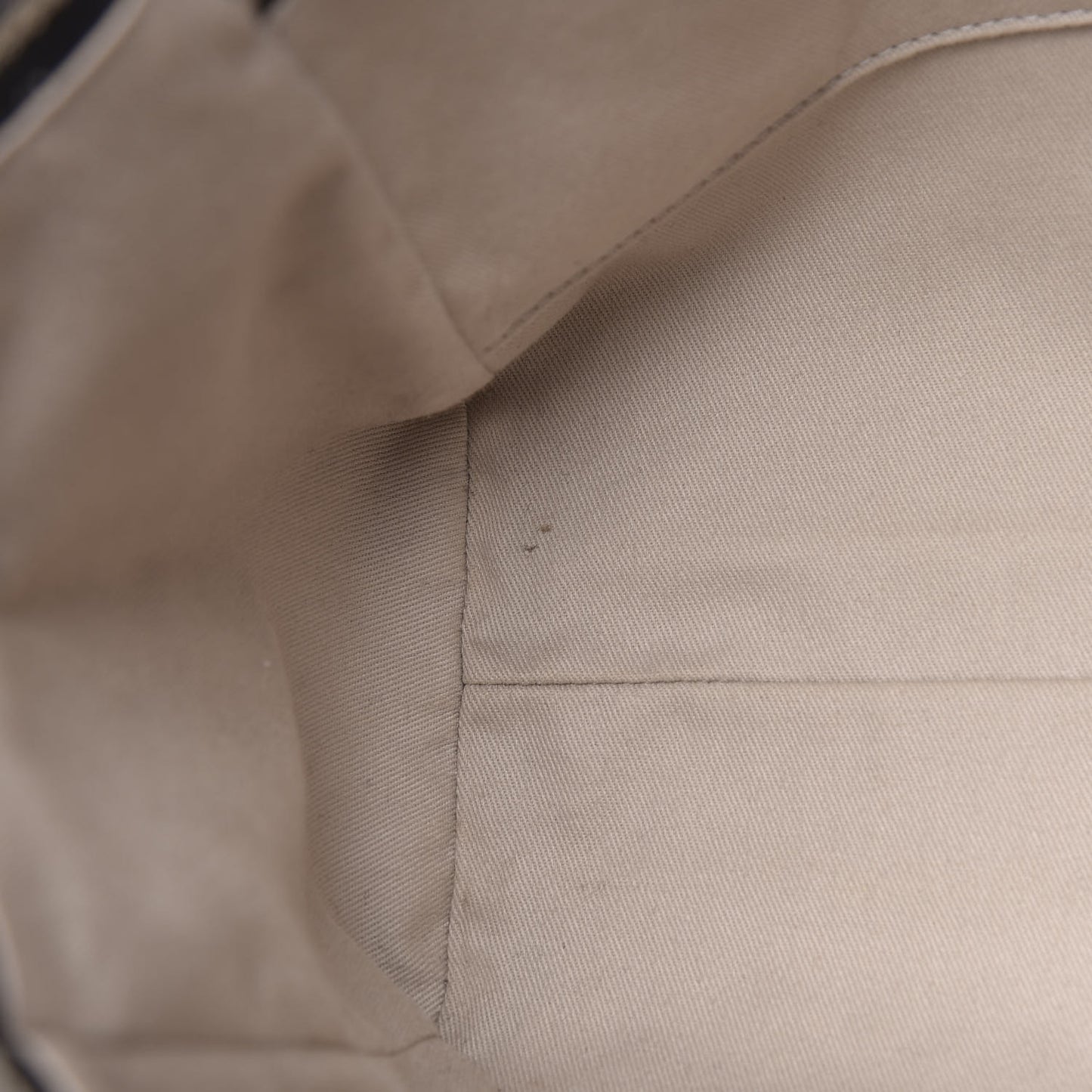 Striped Canvas Small Deauville Tote Grey Black