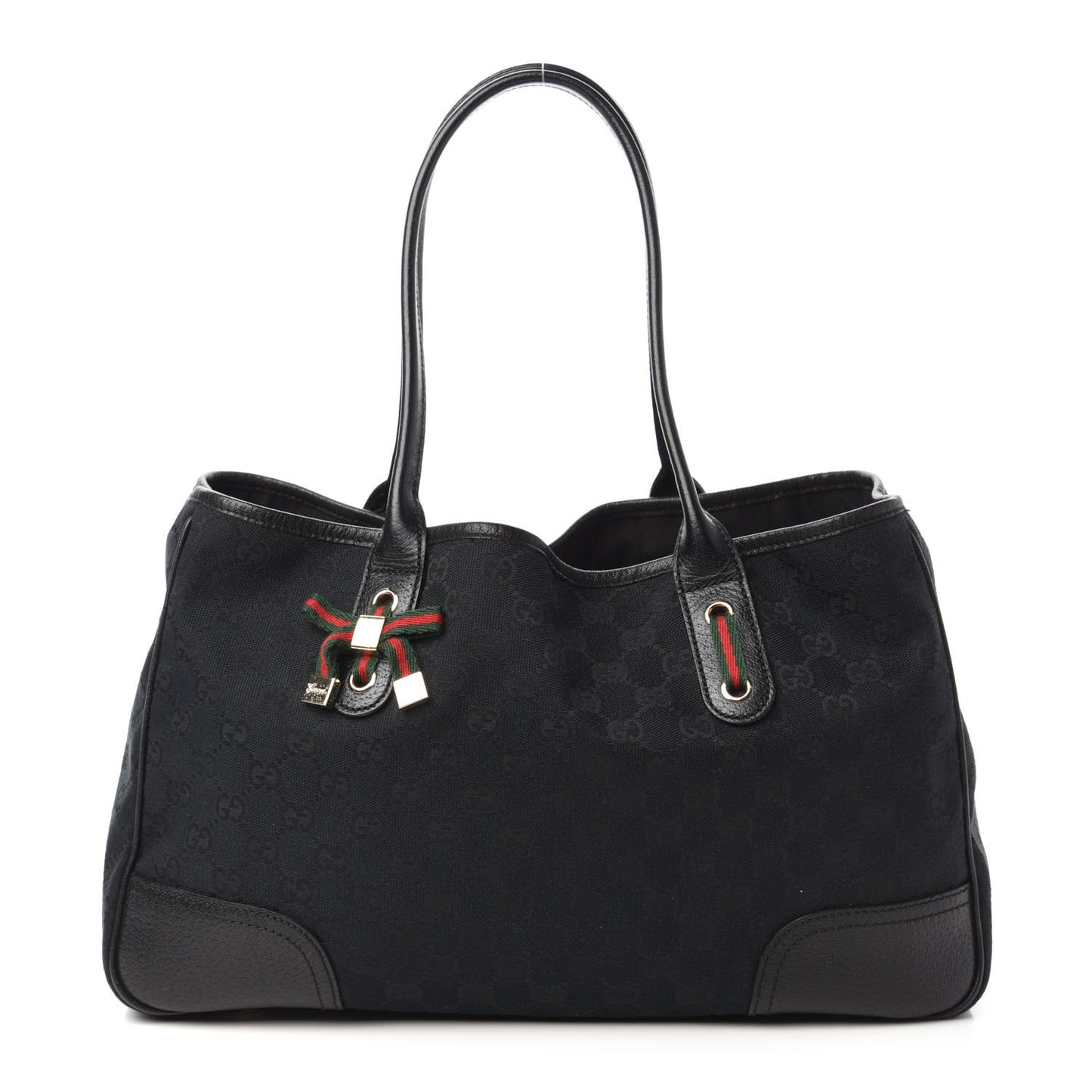Monogram Medium Princy Tote Black