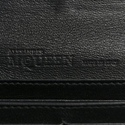 Alexander McQueen Calfskin Studded Wallet on Chain Black 9 of 14