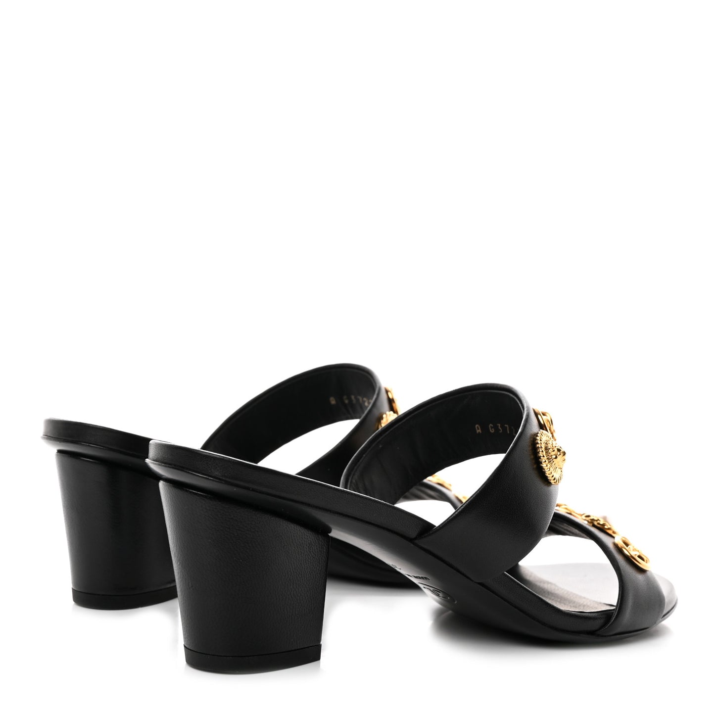 Lambskin Jeweled Mule 39 Beige