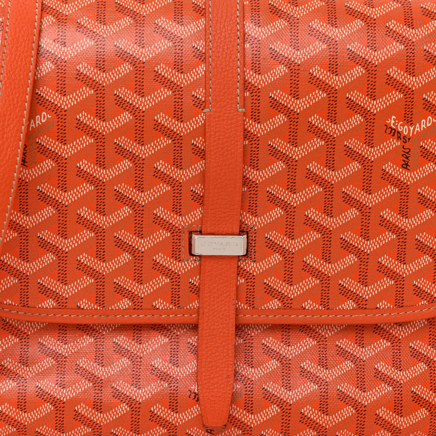 Goyardine Belvedere II MM Messenger Bag Orange