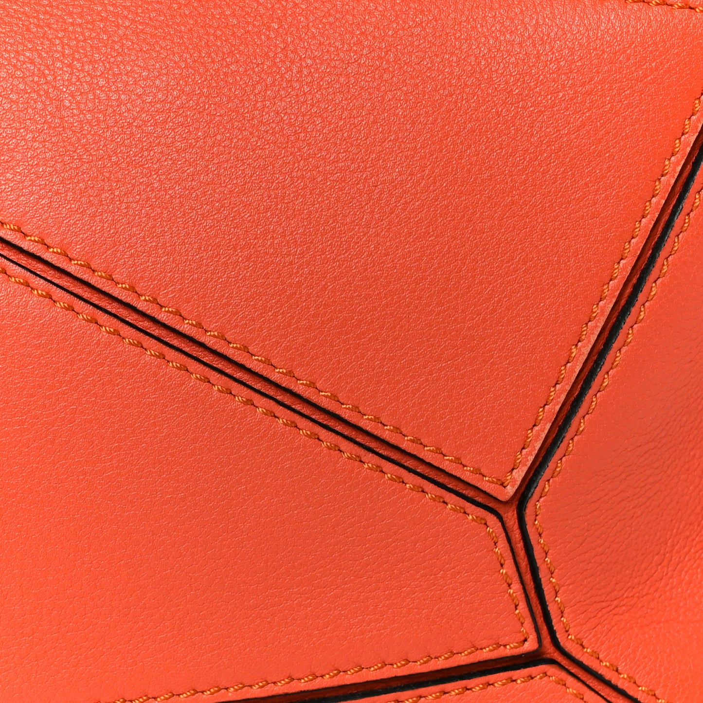 Calfskin Small Puzzle Bag Orange