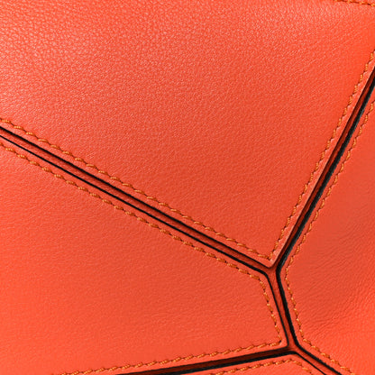 Loewe Calfskin Small Puzzle Bag Orange 9 of 11
