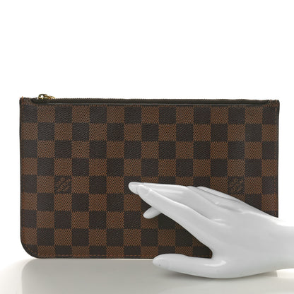 Louis Vuitton Damier Ebene Neverfull MM GM Pochette 2 of 9