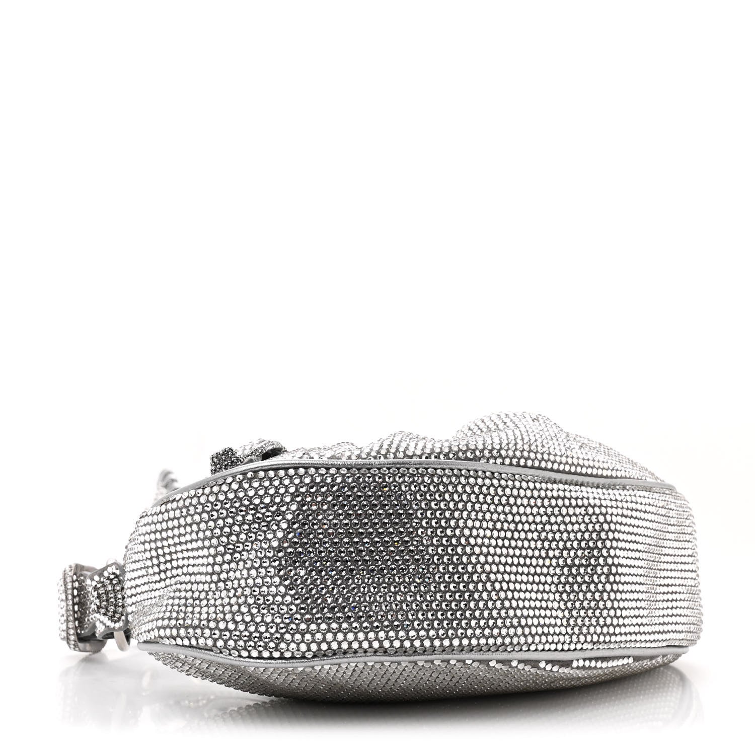 Balenciaga Rhinestone Encrusted Le Cagole Shoulder Bag XS Silver 5 of 12
