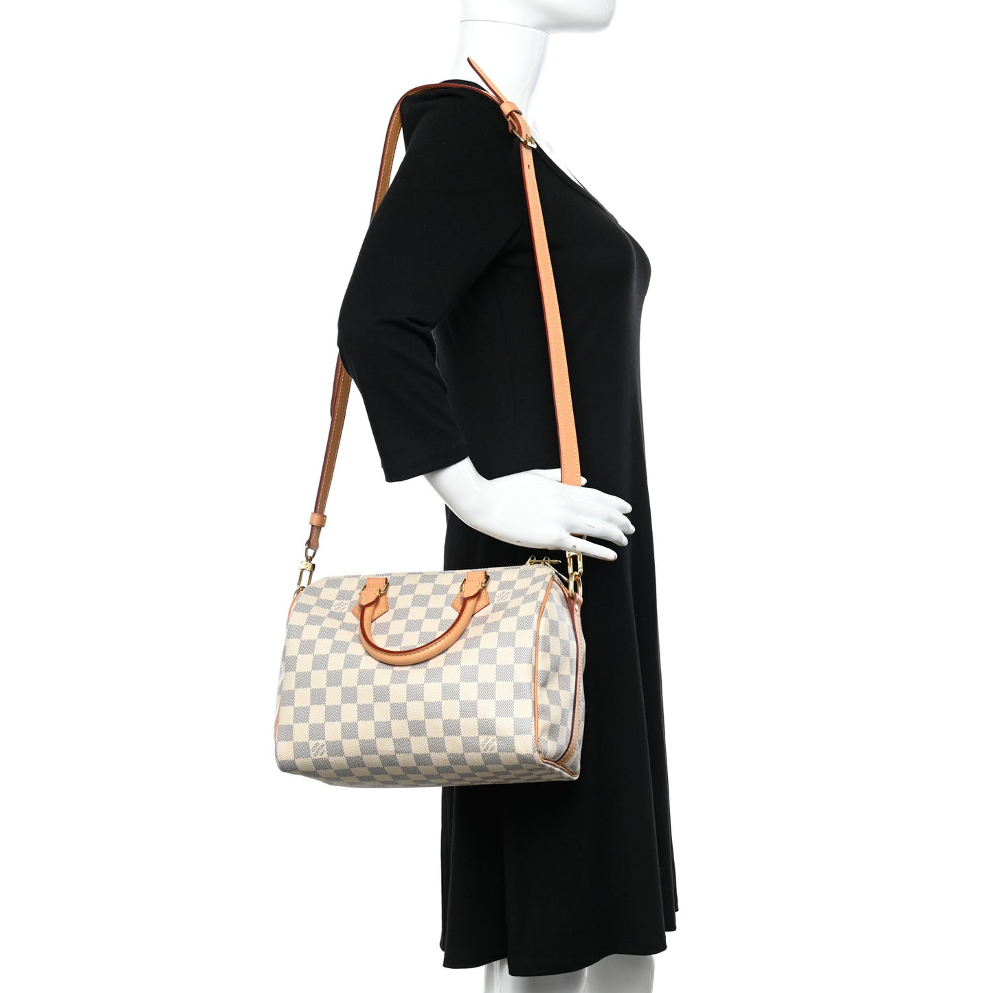 Damier Azur Speedy Bandouliere 25