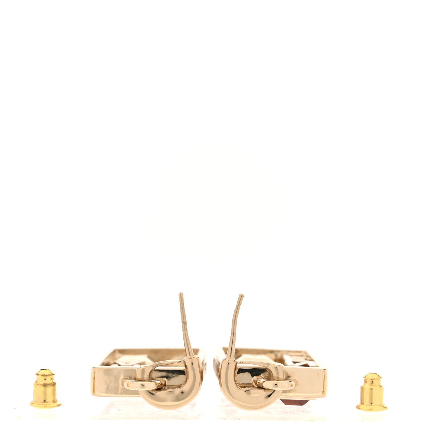 Chanel Pearl Crystal CC No 5 Pendant Drop Earrings Multicolor 3 of 7