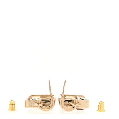 Chanel Pearl Crystal CC No 5 Pendant Drop Earrings Multicolor 3 of 7