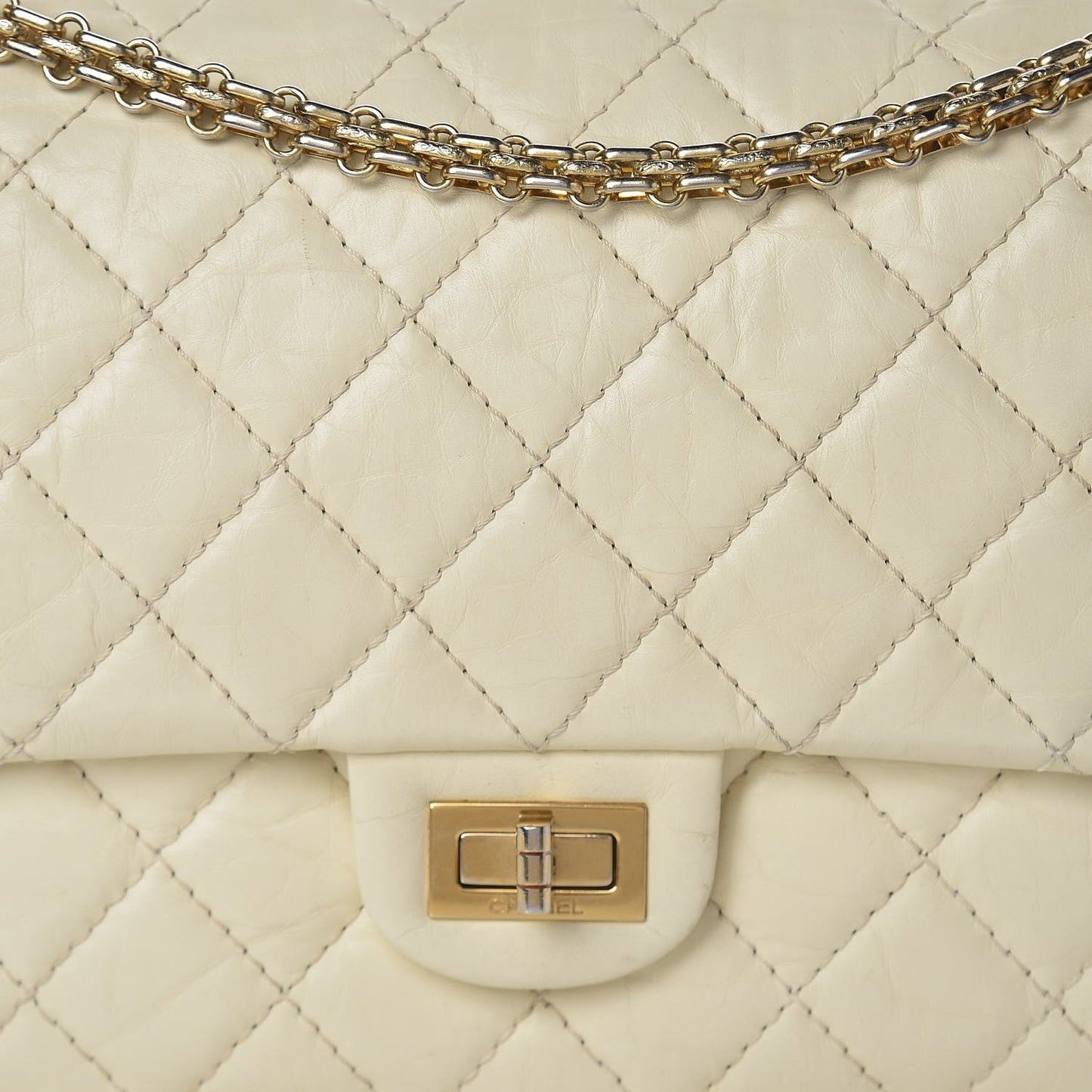 Aged Calfskin 2.55 Reissue 226 Flap Ivory