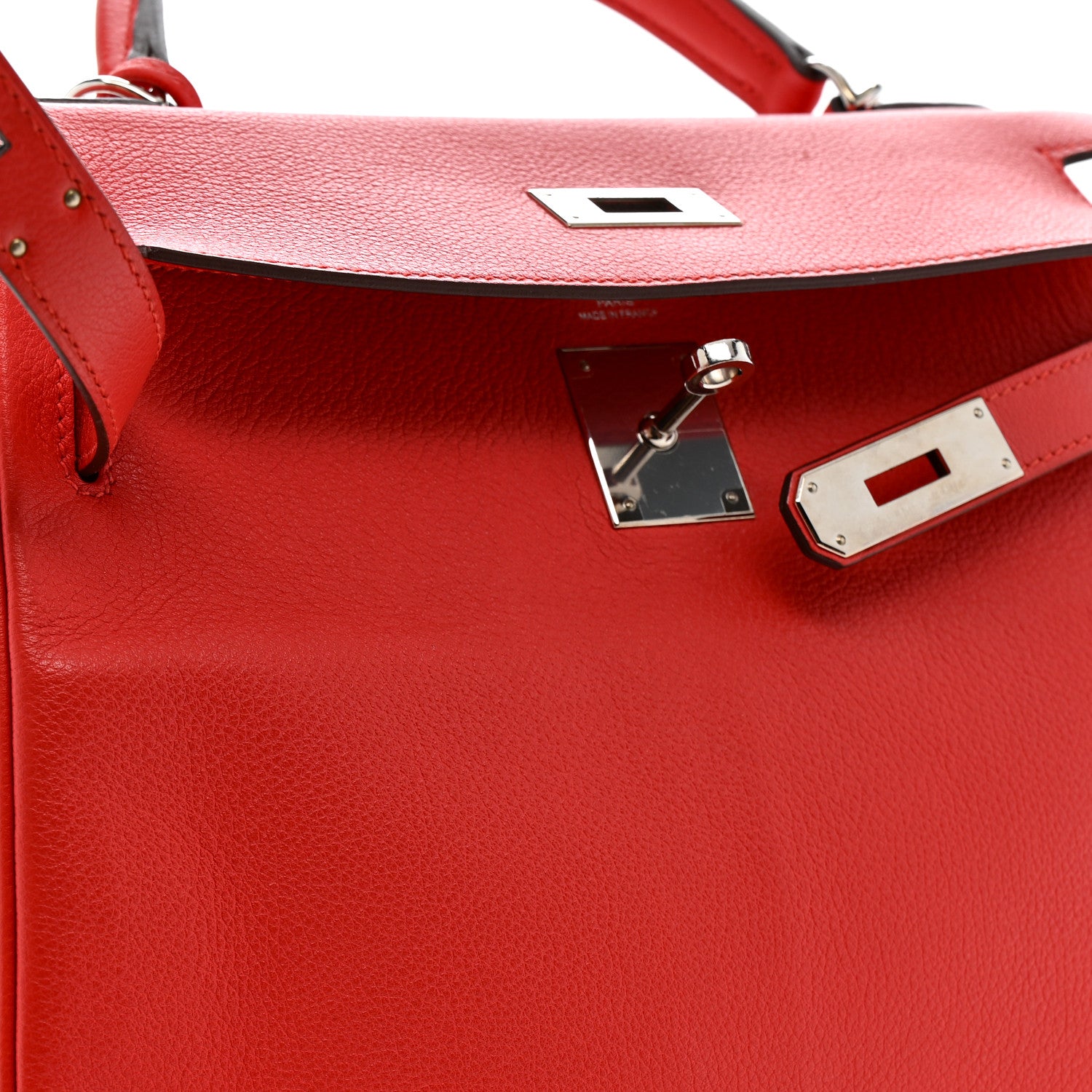 Hermes Evercolor Kelly Retourne 28 Rouge Tomate 16 of 18
