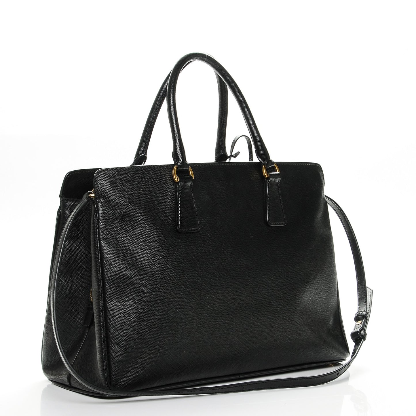 Saffiano Lux Large Tote Nero Black