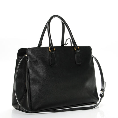 Prada Saffiano Lux Large Tote Nero Black 3 of 7