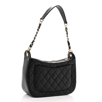 Chanel Caviar Quilted Timeless CC Shoulder Bag Black 3 of 10
