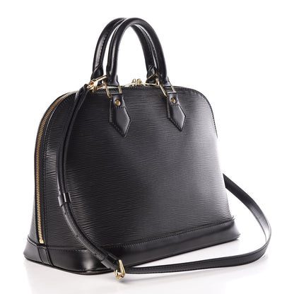 Louis Vuitton Epi Alma PM Black 3 of 18