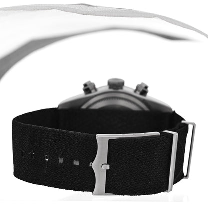 TUDOR Stainless Steel Fabric 41mm Black Bay Chronograph Panda Automatic Watch White 79360N 3 of 5