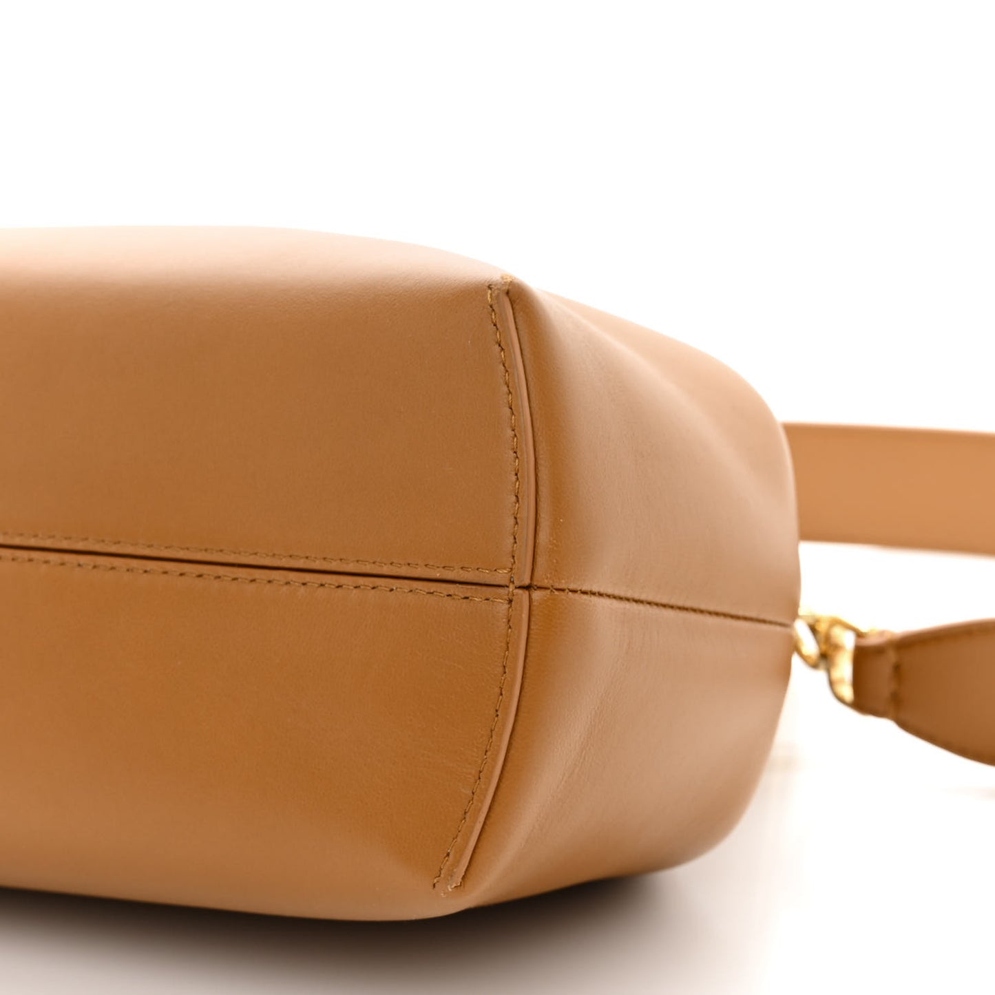 Shiny Nappa Medium Fendi First Caramello