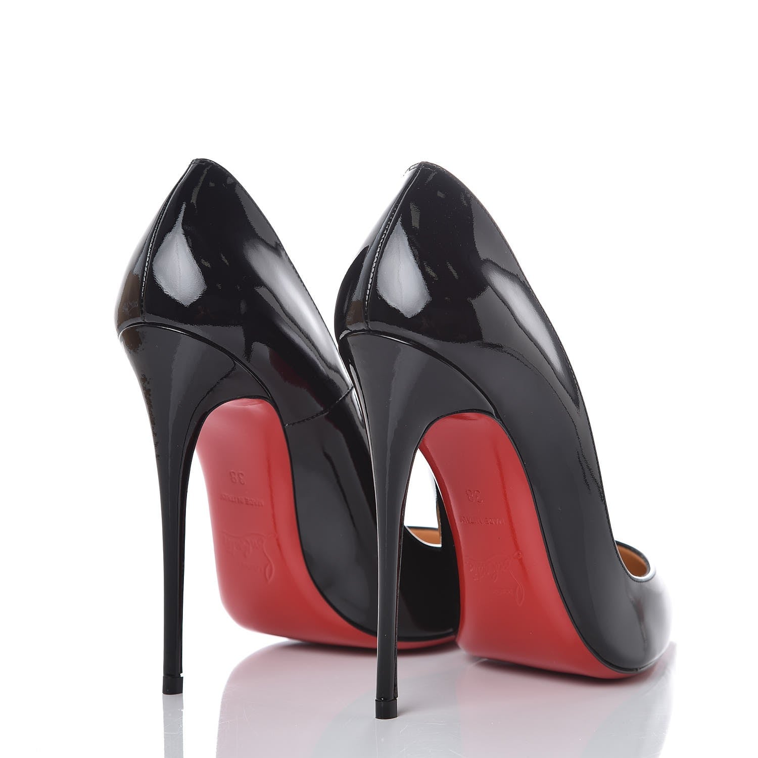 Christian Louboutin Patent So Kate 120 Pumps 38 Black 4 of 9
