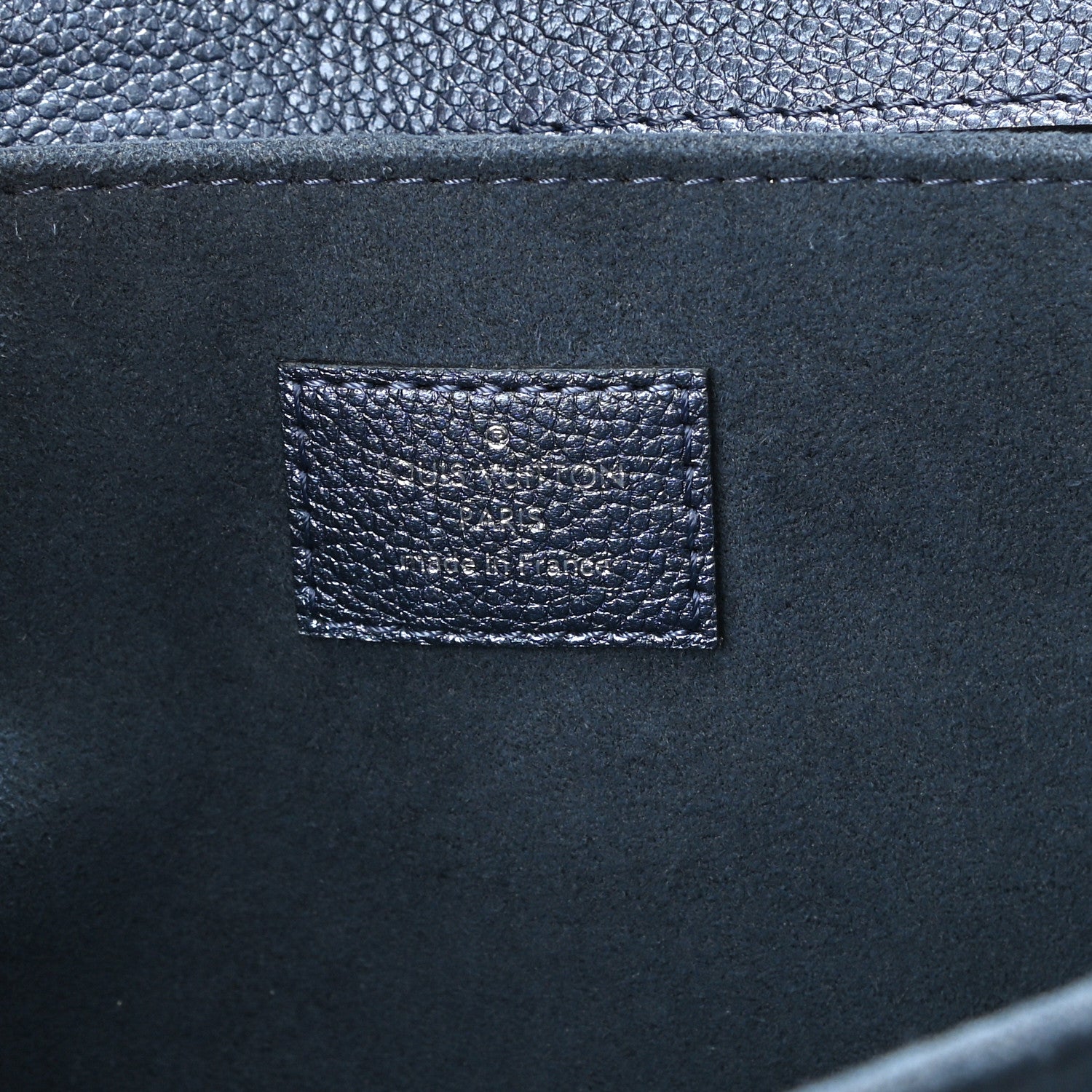 Louis Vuitton Metallic Empreinte Monogram Giant Pochette Metis Navy Nacre 6 of 7