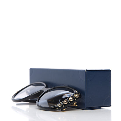 Louis Vuitton Oversized Studded Sunglasses Z1126W Black 10 of 10