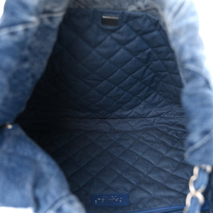 Chanel Denim Quilted Chanel 22 Blue 6 of 12